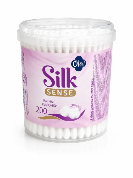 Բամբակե փայտիկներ 200հատ Ola Silk