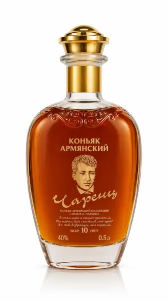 Կոնյակ «Չարենց» 10տ 40% 0.5 Լիտր