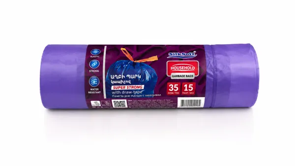 Աղբի տոպրակ 35լ 15հատ Սիլկ Սոֆթ