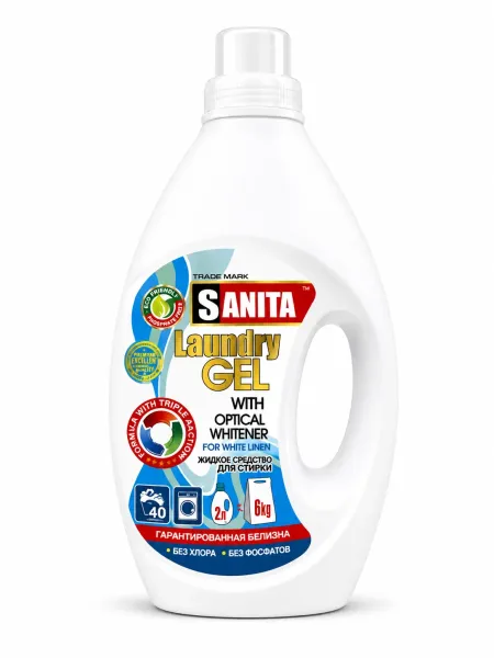 Լվացքի հեղուկ գել Sanita 2 Liter
