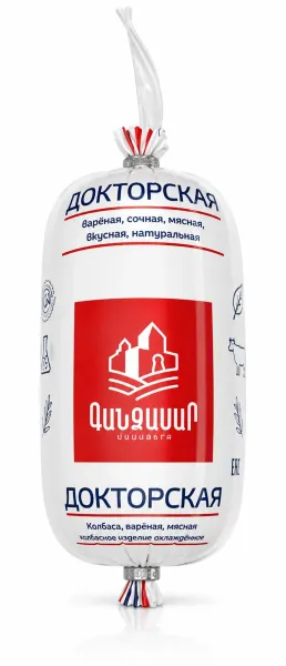 Երշիկ եփած, բժշկական «Գանձասար» 310 Gram