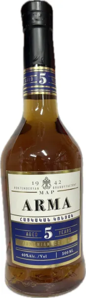 Կոնյակ «Արմա» 5տ 40% 0.5 Լիտր