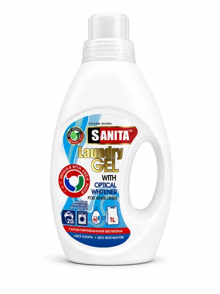 Լվացքի հեղուկ գել Sanita 1 Liter