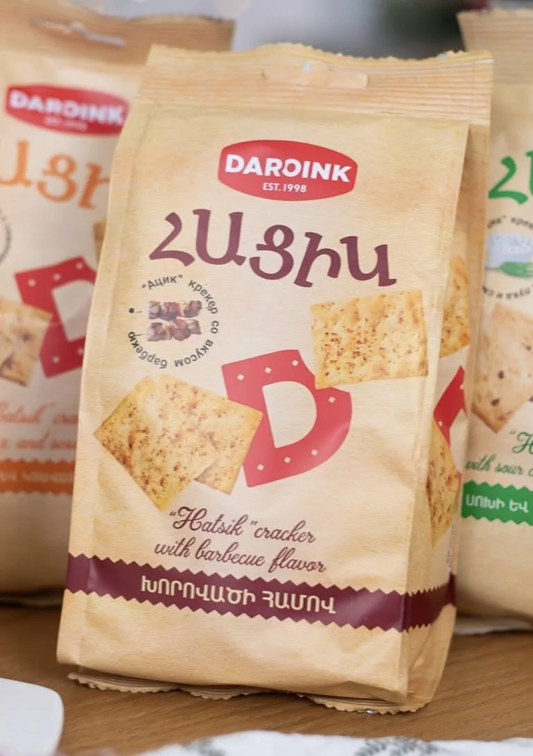 Կրեկեր Հացիկ «Դարոինկ» խորովածի համով 100 Գրամ