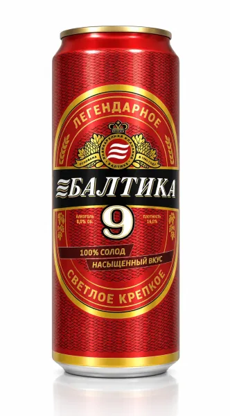 Գարեջուր «Բալտիկա 9» թնդ.8% թ/տ 0.45 Liter