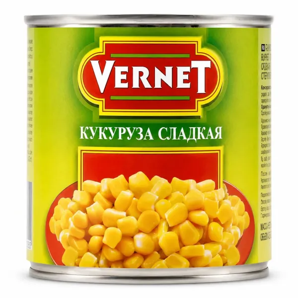 Եգիպտացորեն քաղցր «Վերնետ» 100 Gram