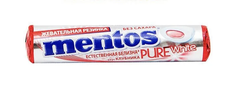 Մաստակ «Մենթոս» ելակով 15.5 Գրամ