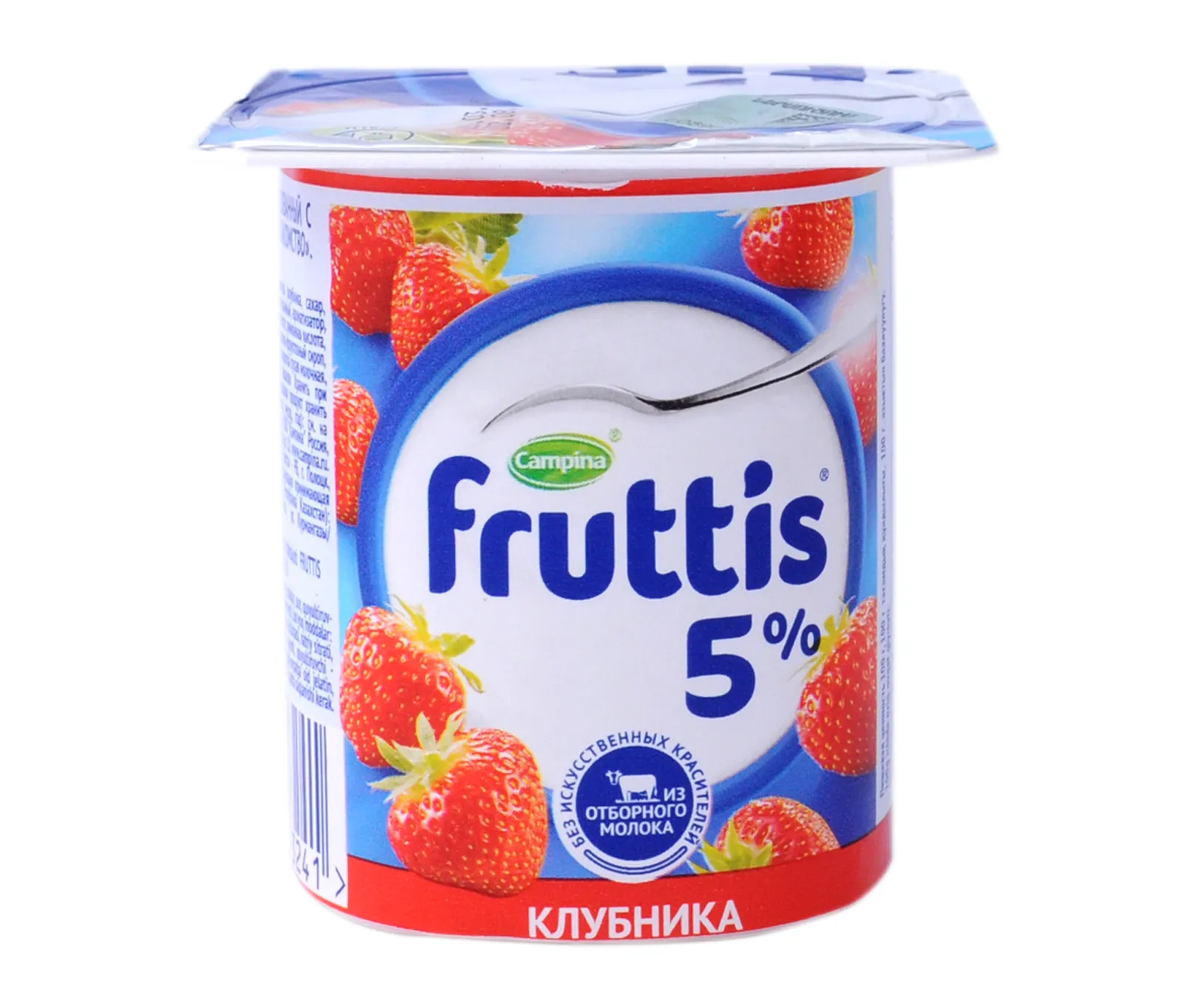 Յոգուրտային արտադրանք  «Campina Fruttis» ելակ 5% 115 Գրամ
