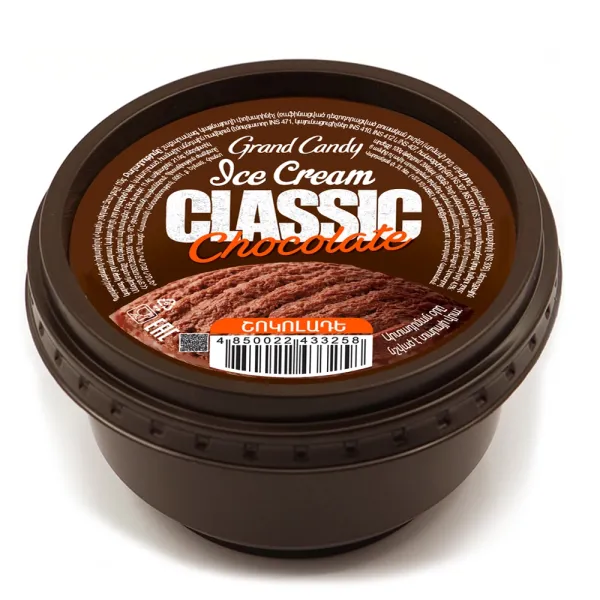 Պաղպաղակ Grand Candy շոկոլադե «Կլասիկ» 110 Gram