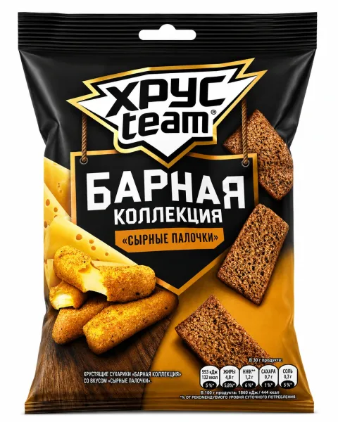 Խրթխրթան չորահացեր պանրային հավաքածու Խրուս Տիմ 70 Գրամ