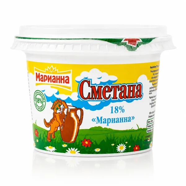 Թթվասեր «Մարիաննա» 18% 400 Gram