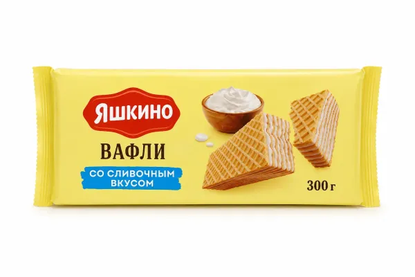 Վաֆլի «Յաշկինո» սերուցքային 300 Gram