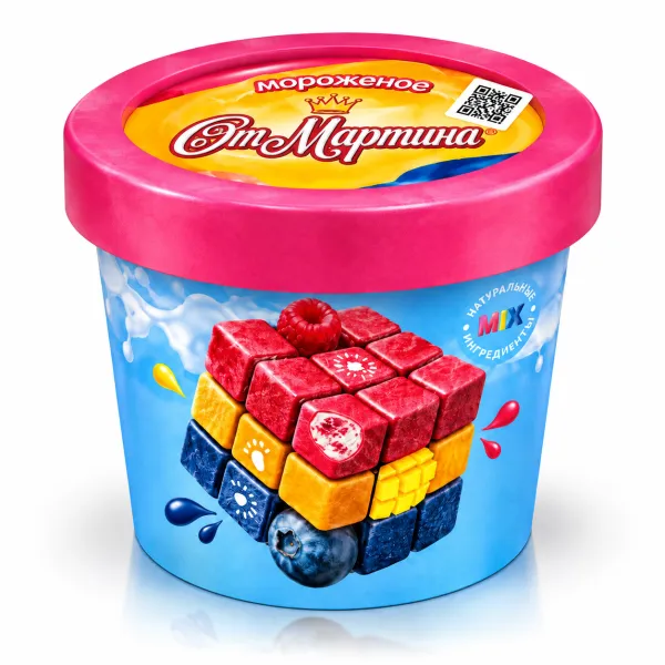 Պաղպաղակ «Օտ Մարտինա» հատապտղային Cubes 72 Gram