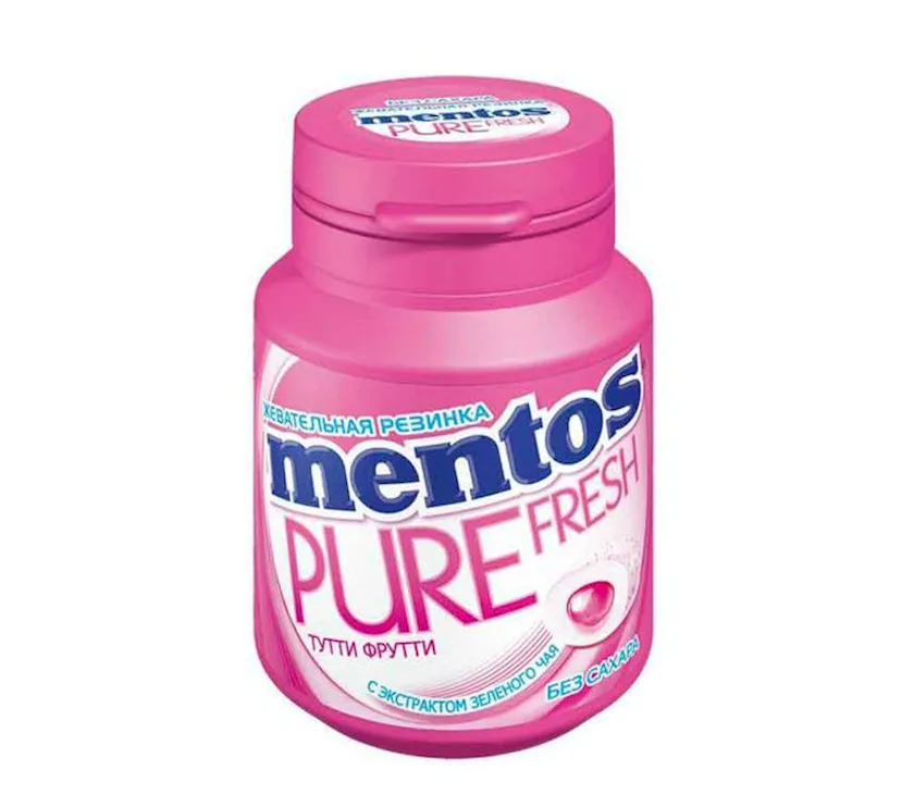 Մաստակ «Մենթոս» Փուր Ֆրեշ Տուտտի-Ֆրուտտի 54 Գրամ