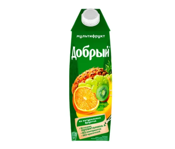 Հյութ «Դոբրիյ» մուլտիֆրուկտ 1 Լիտր