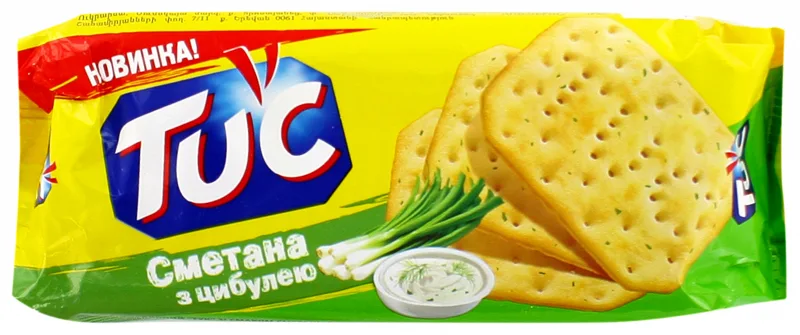 Կրեկեր «Տուկ» թթվասեր և սոխ 100 Գրամ