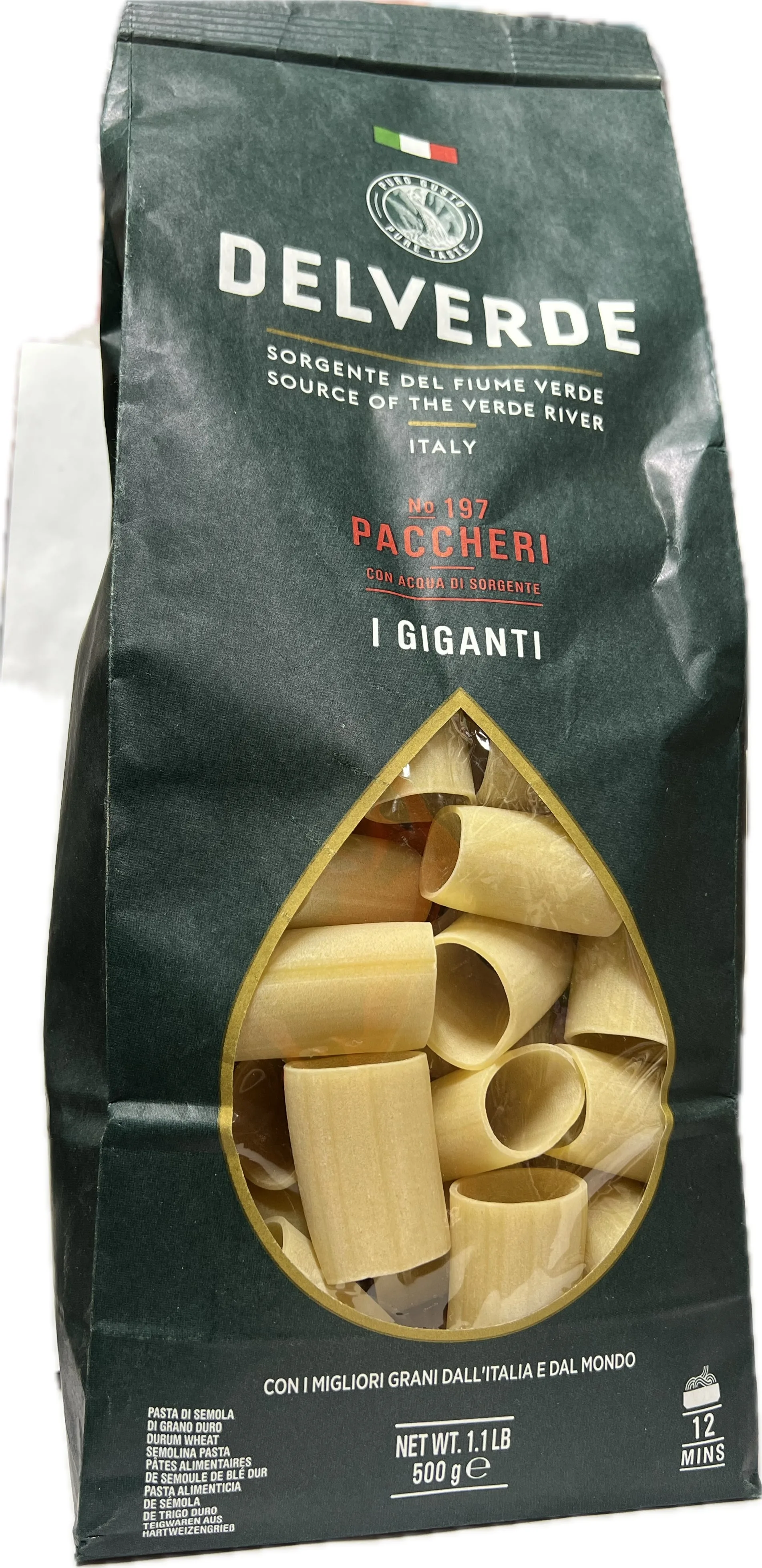 Պաստա «Paccheri» 500 Գրամ