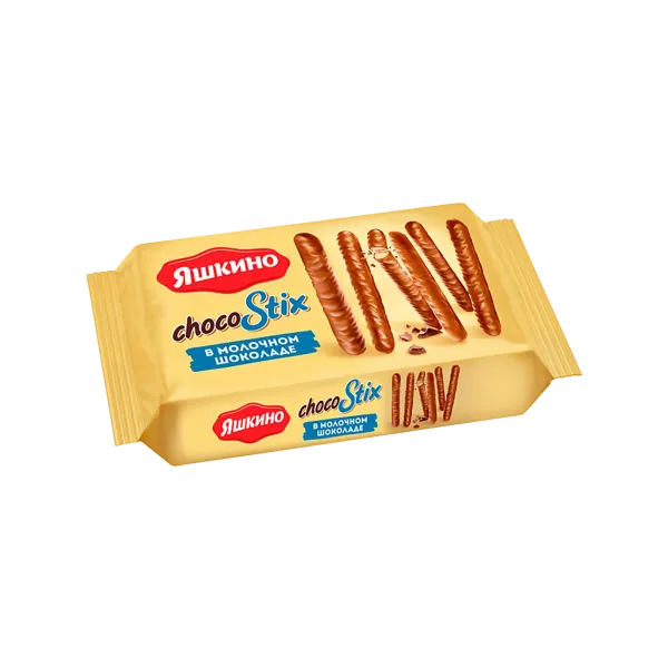 Թխվածքաբլիթներ Chocostix «Յաշկինո» կաթնային շոկոլադում 130 Gram