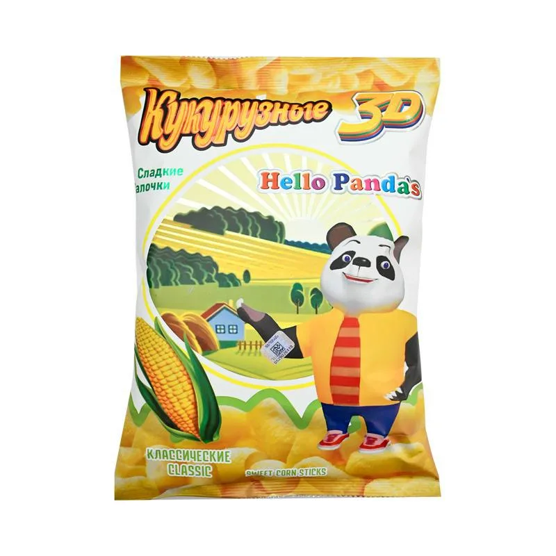 Եգիպտացորենի ձողիկներ «Հելլո Պանդա» դասական 60 Գրամ