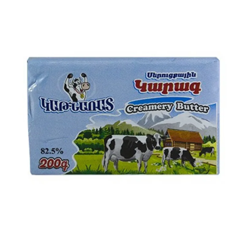 Կարագ սերուցքային «Կաթնառատ» 82.5% 200 Գրամ