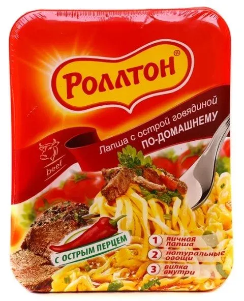 Լապշա «Ռոլտոն» տավարի 90 Գրամ