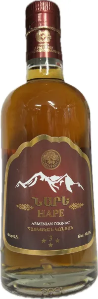 Կոնյակ «Նարե»  3տ 0,5լ թնդ․40% 0.5 Լիտր