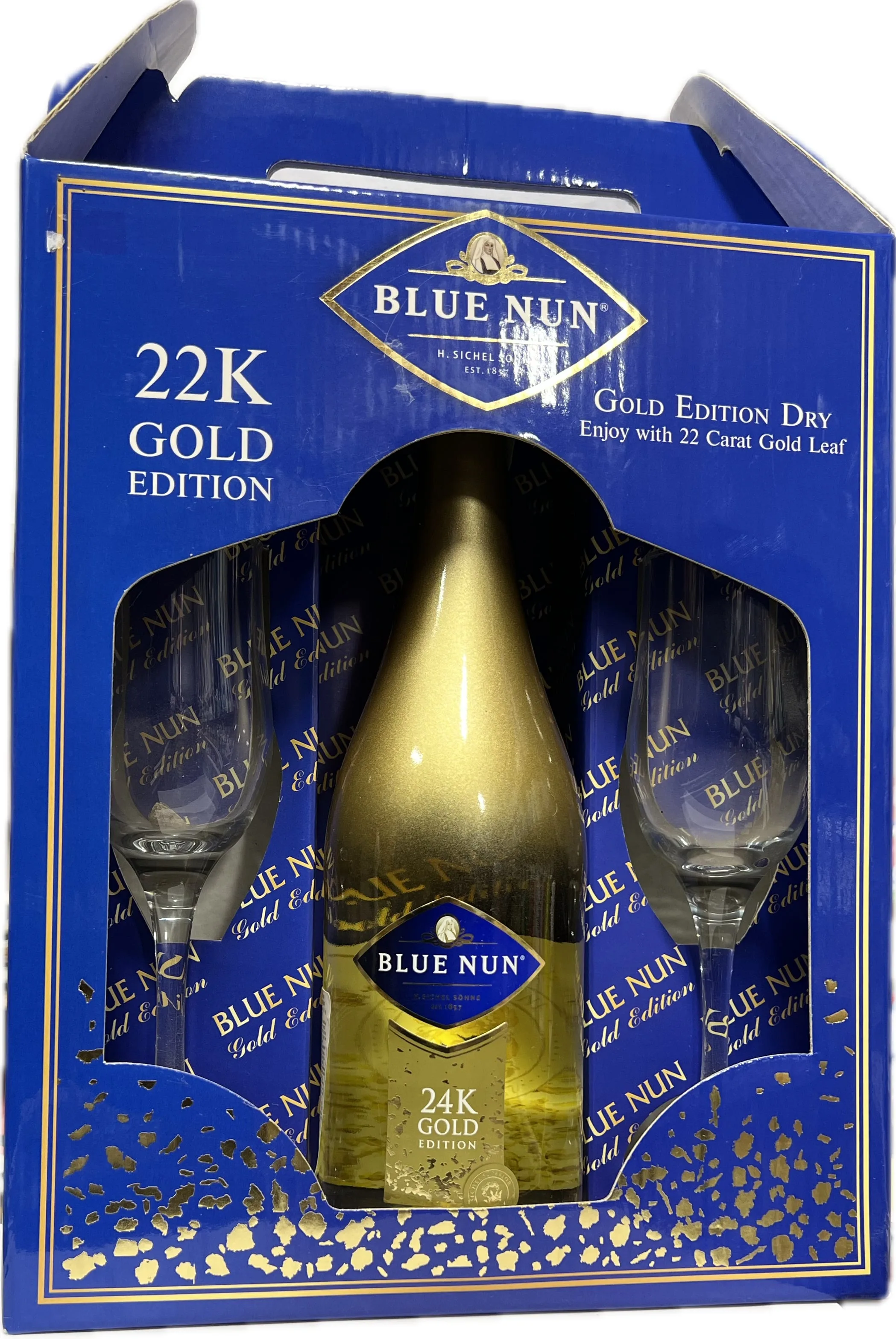 Փրփրուն գինի «Բլու Նան»  0.75լ, +2 բաժակ 0.5 Լիտր