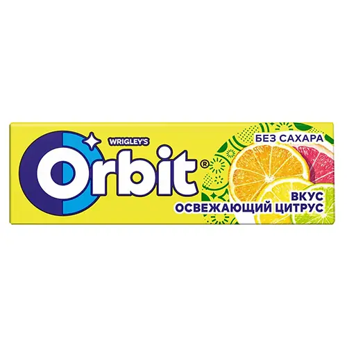 Մաստակ «Օրբիտ» թարմացնող ցիտրուս 13.6 Գրամ