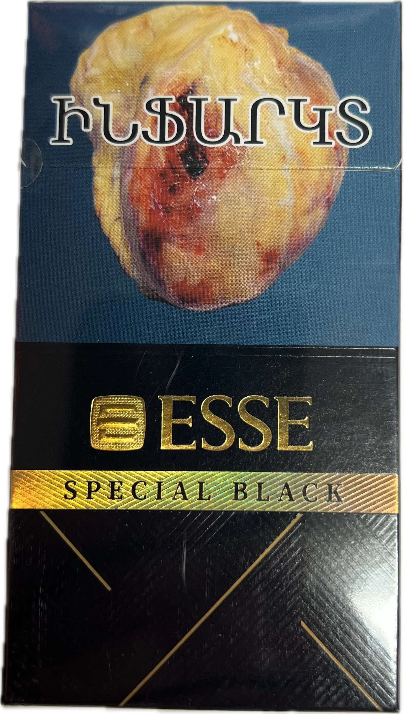 Ծխախոտ «Էսսե» գոլդեն Լիֆ սև, սուպեր սլիմս