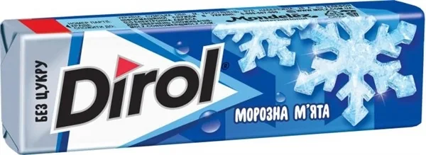 Մաստակ «Դիրոլ» սառցե անանուխ 13.6 Գրամ