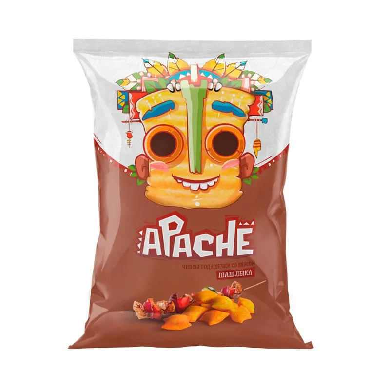 Չիպսեր «Ապաչի» բարձիկներ, խորոված 40 Գրամ