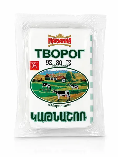 Կաթնաշոռ «Մարիաննա» 9% 90 Gram