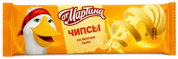 Չիպսեր «Օտ Մարտինա»  պանրի համով 90 Գրամ