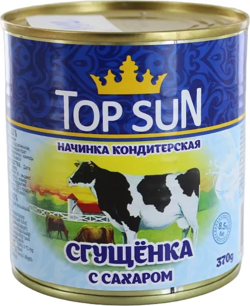 Խտացրած կաթ «Թոփ սան» 370 Գրամ