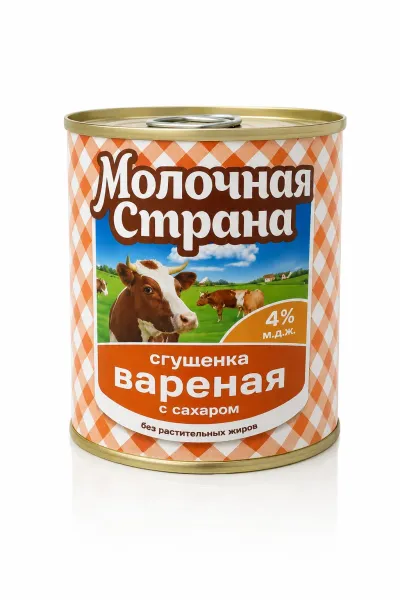 Խտացրած կաթ «Մալոչնայա Ստրանա» 370 Գրամ