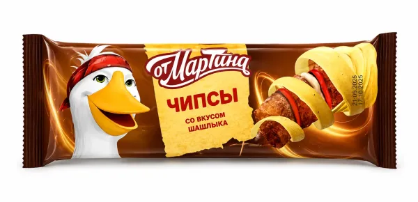 Չիպսեր «Օտ Մարտինա» խորովածի համով 45 Գրամ