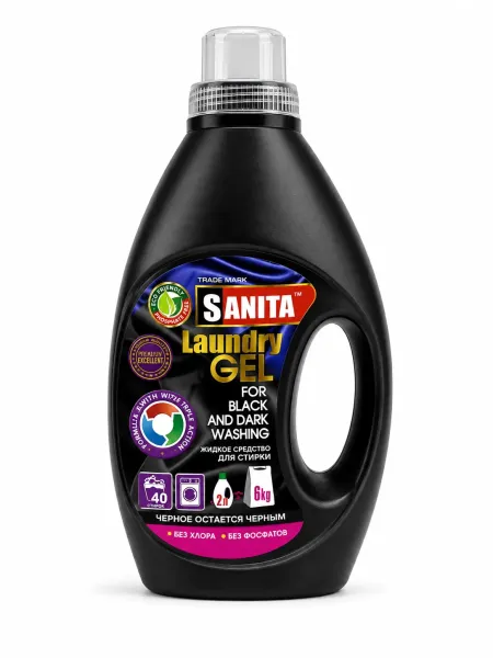 Լվացքի հեղուկ գել Sanita 2 Liter