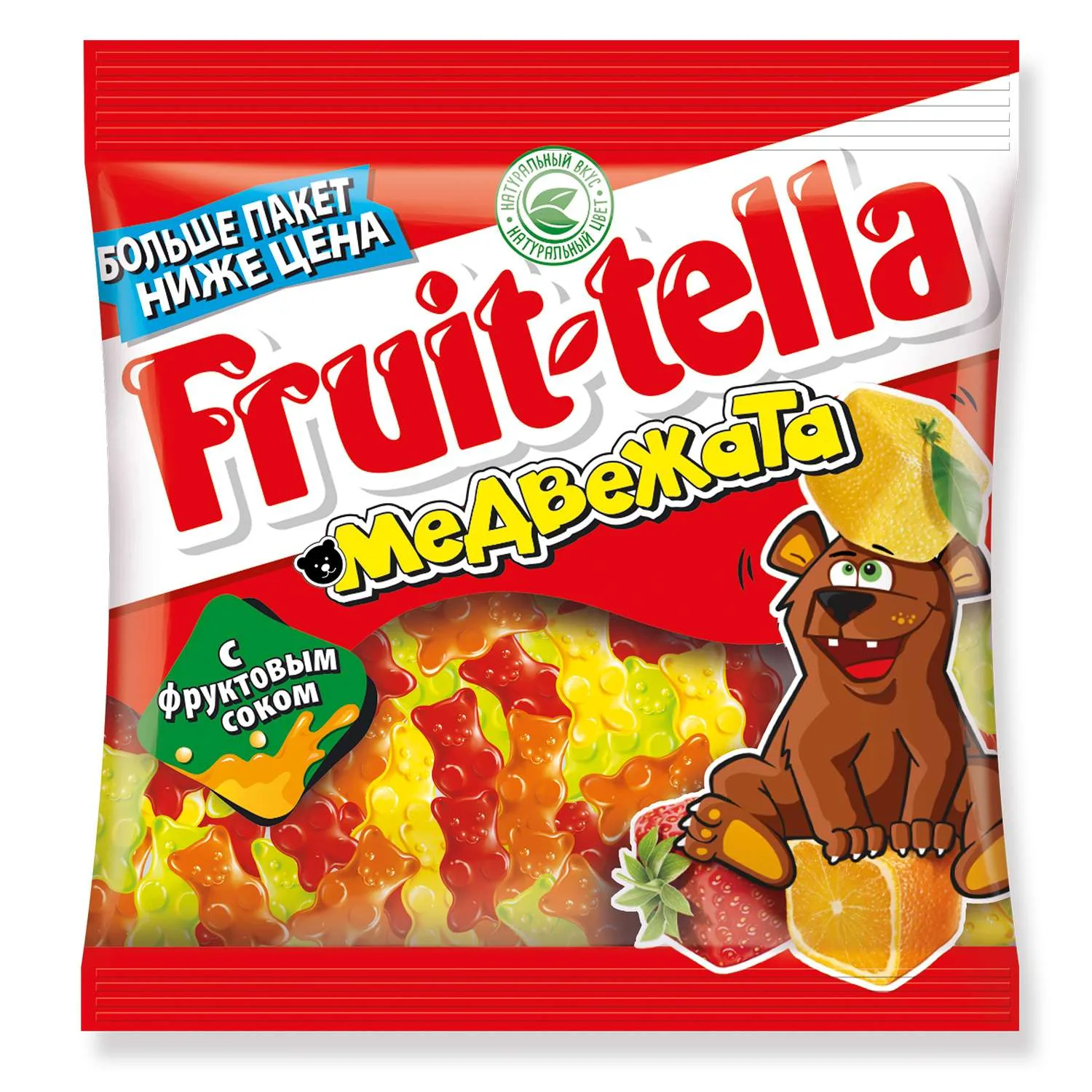 Ծամվող մարմելադ «Ֆրուտ-տելլա» արջուկներ 150 Գրամ