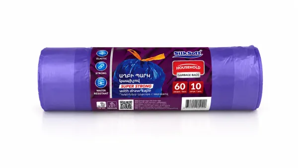 Աղբի տոպրակ 60լ 10հատ Սիլկ Սոֆթ