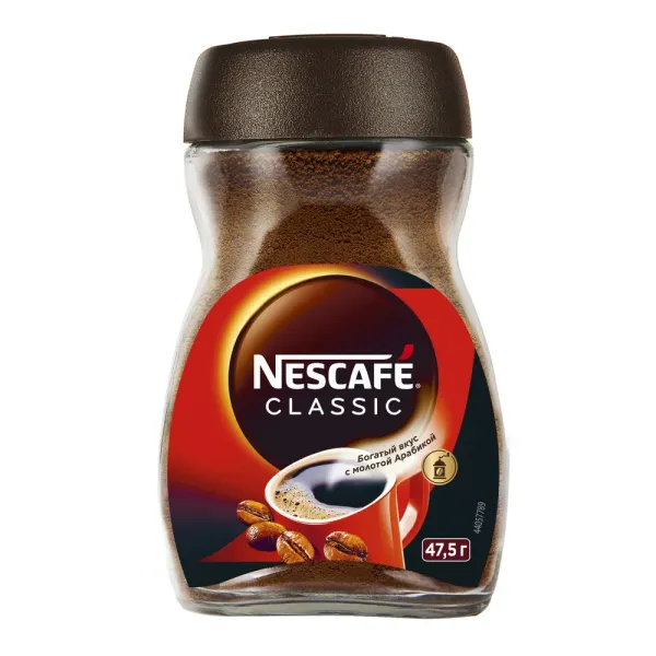 Սուրճ «Նեսկաֆե» Լուծվող «Nescafe Classic» ա/տ 47.5 Գրամ