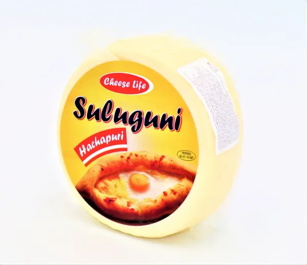 Պանիր «Cheese Life» Սուլուգունի 43% կլոր 525 Գրամ