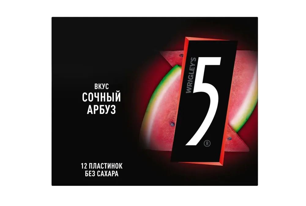 Մաստակ «5» հյութալի ձմերուկ 31.2 Գրամ