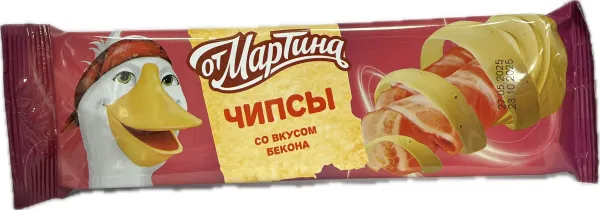 Չիպսեր «Օտ Մարտինա» բեկոնի համով 45 Գրամ