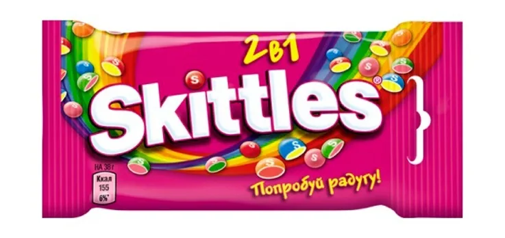 Դրաժե «Սքիթլս» 2ը 1ում 38 Գրամ