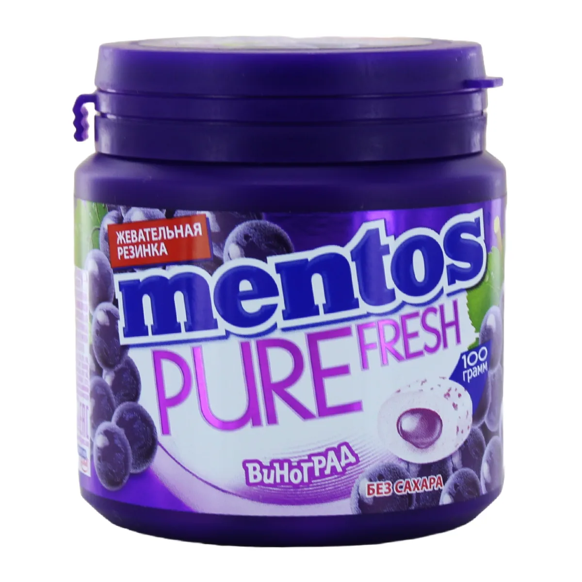 Մաստակ «Մենթոս» Փուր Ֆրեշ խաղող 100 Գրամ
