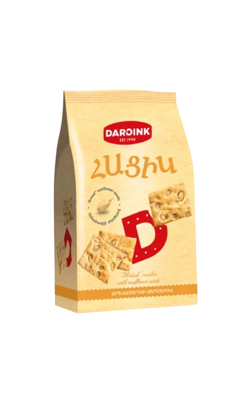 Կրեկեր Հացիկ «Դարոինկ» արևածաղկի սերմերով 100 Գրամ