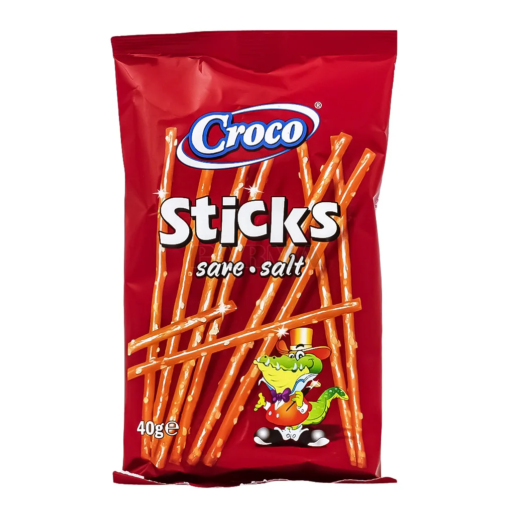 Աղի ձողիկներ «Կրոկո» 40 Գրամ