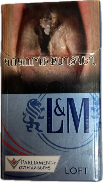 Ծխախոտ «ԷԼ ընդ ԷՄ» Լոֆթ Սի, կապույտ