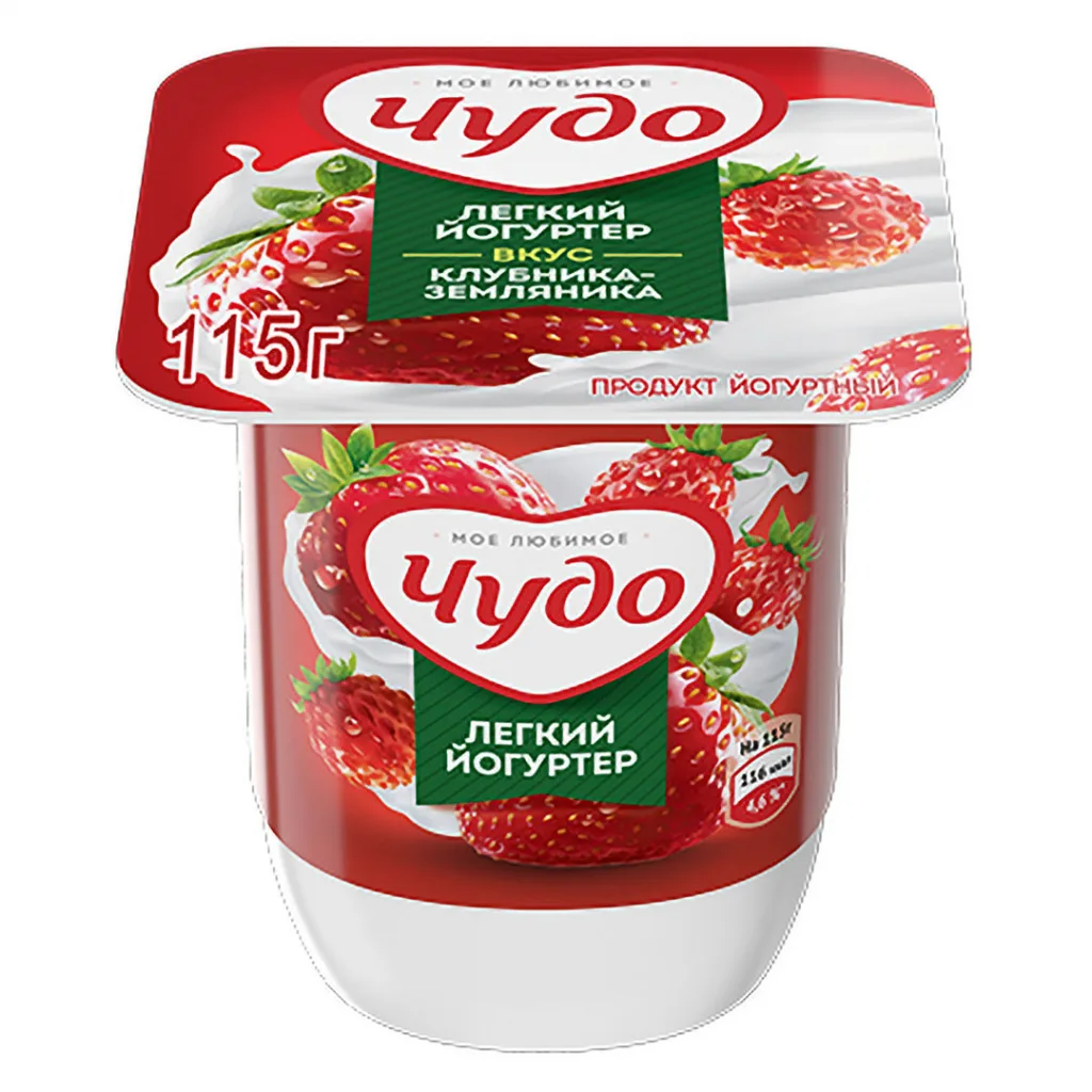 Յոգուրտ «Չուդո» ելակ 2.5% 115 Գրամ