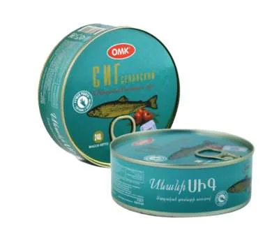 Պահածոյացված ձուկ «Սիգ» Սևանի 240 Գրամ